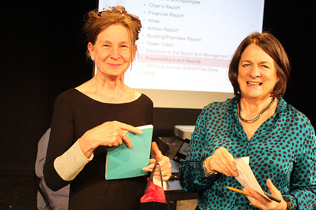 ... and Angelika Michitsch receives the Frank Smith Award