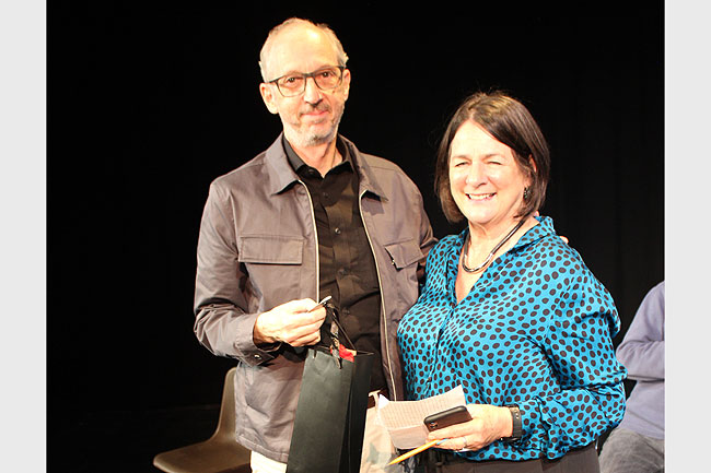 Peter Westbury was thanked after ending a long period as Auditions Secretary