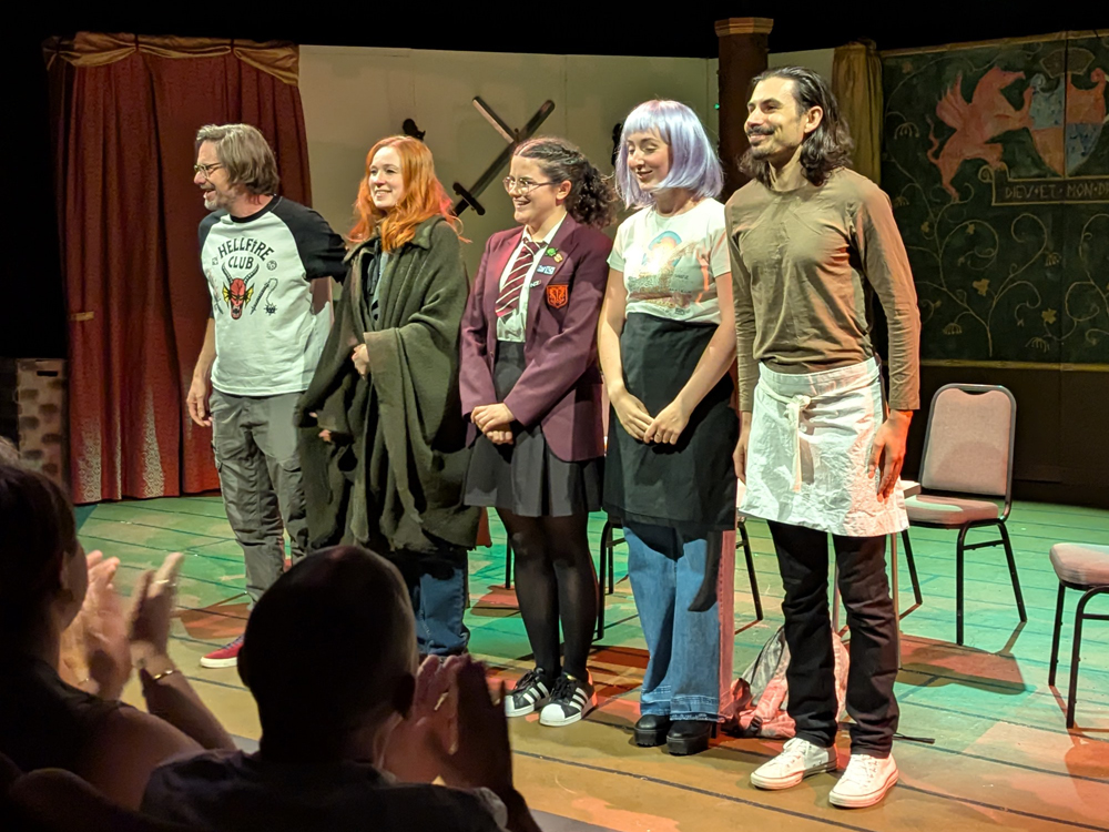 A rehearsed reading of 'The Habits'